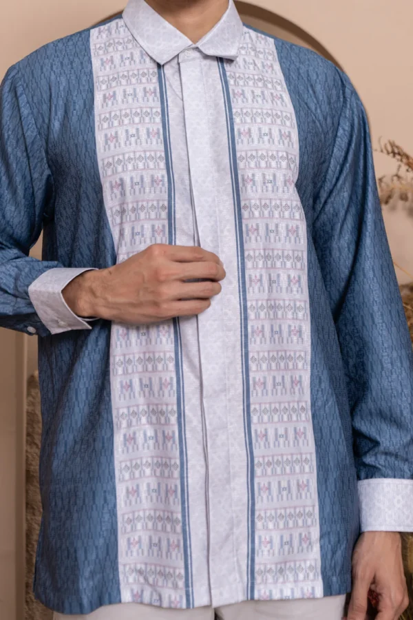 Bentalaya Long Shirt Men Moon Fox - Gambar 4